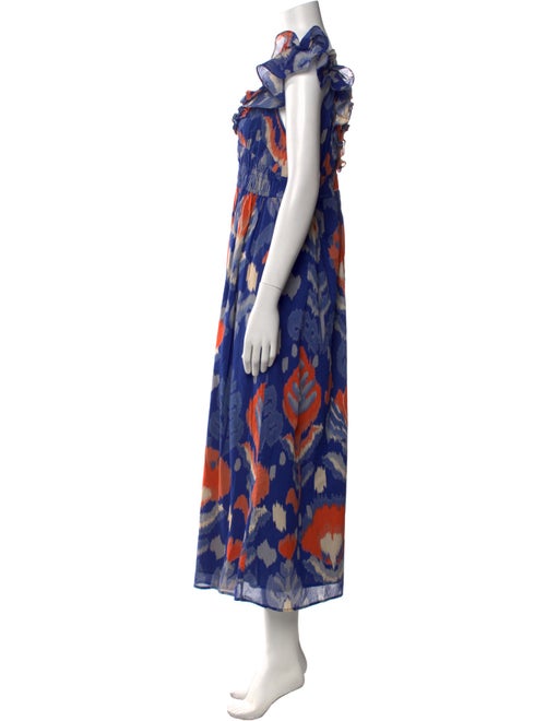 Banjanan Floral Print Long Dress