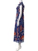 Banjanan Floral Print Long Dress
