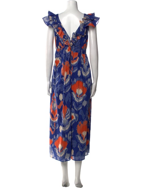 Banjanan Floral Print Long Dress