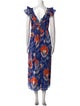 Banjanan Floral Print Long Dress