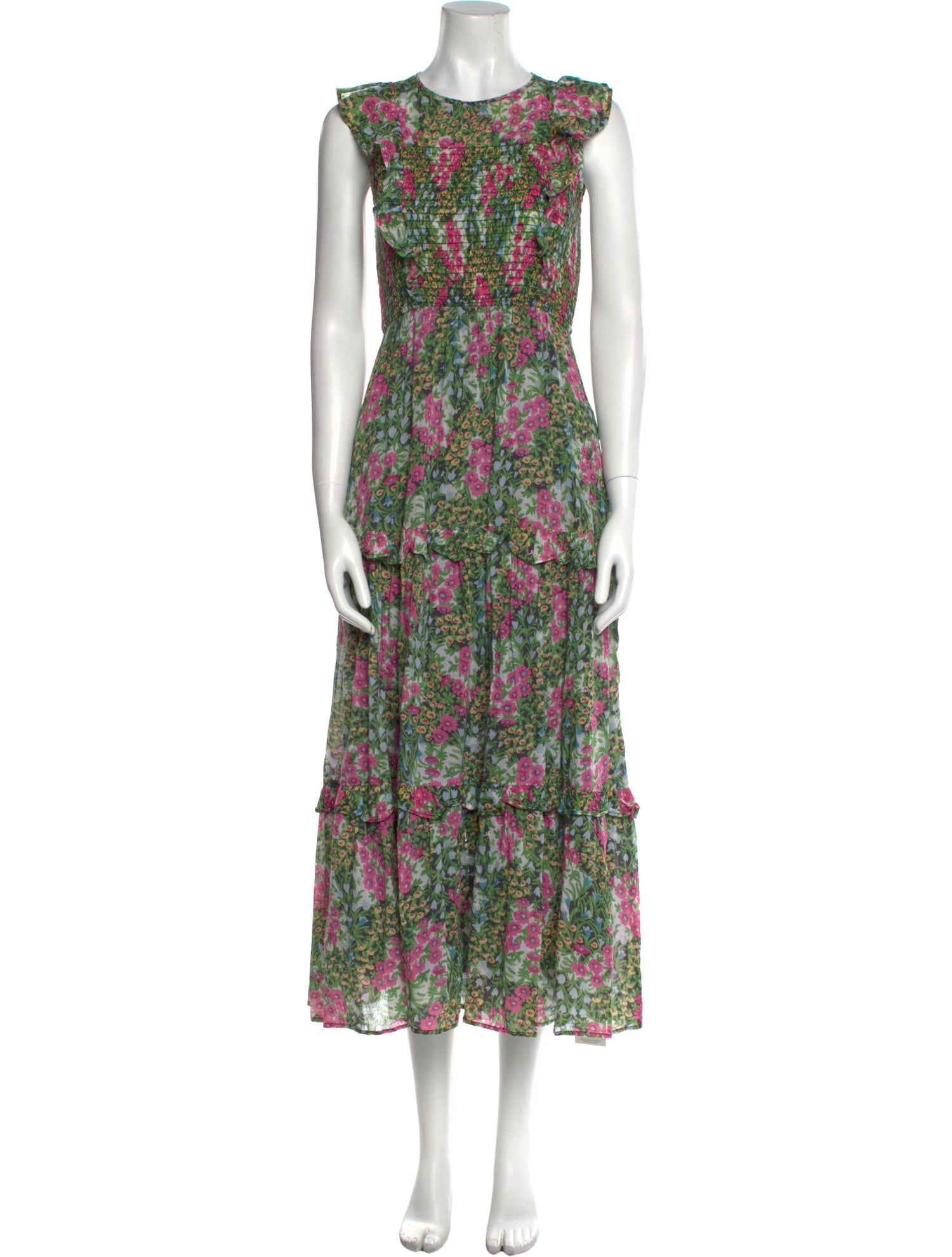 Banjanan Floral Print Long Dress