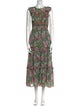 Banjanan Floral Print Long Dress