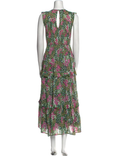 Banjanan Floral Print Long Dress