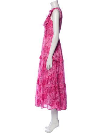 Banjanan Printed Long Dress