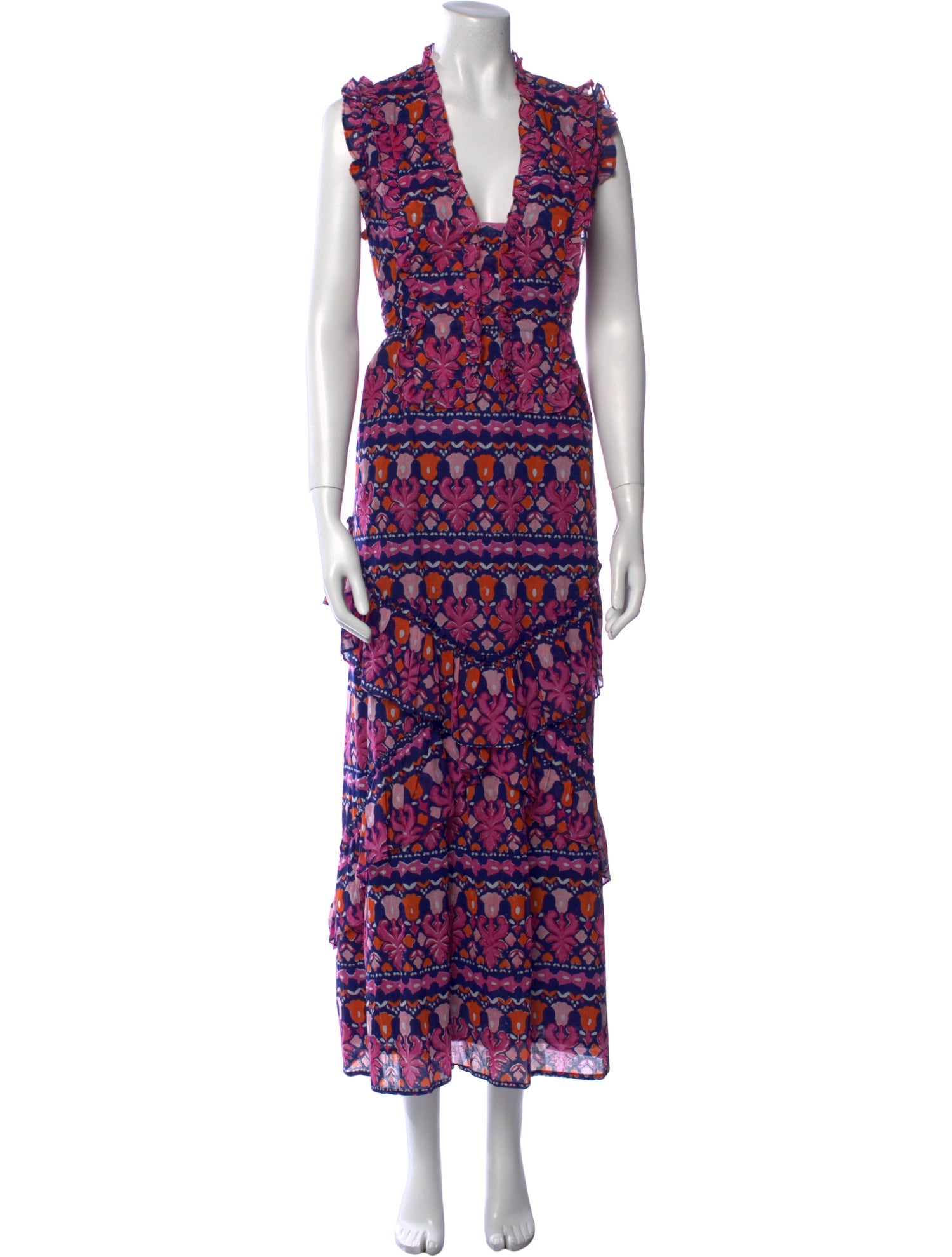 Banjanan Printed Long Dress