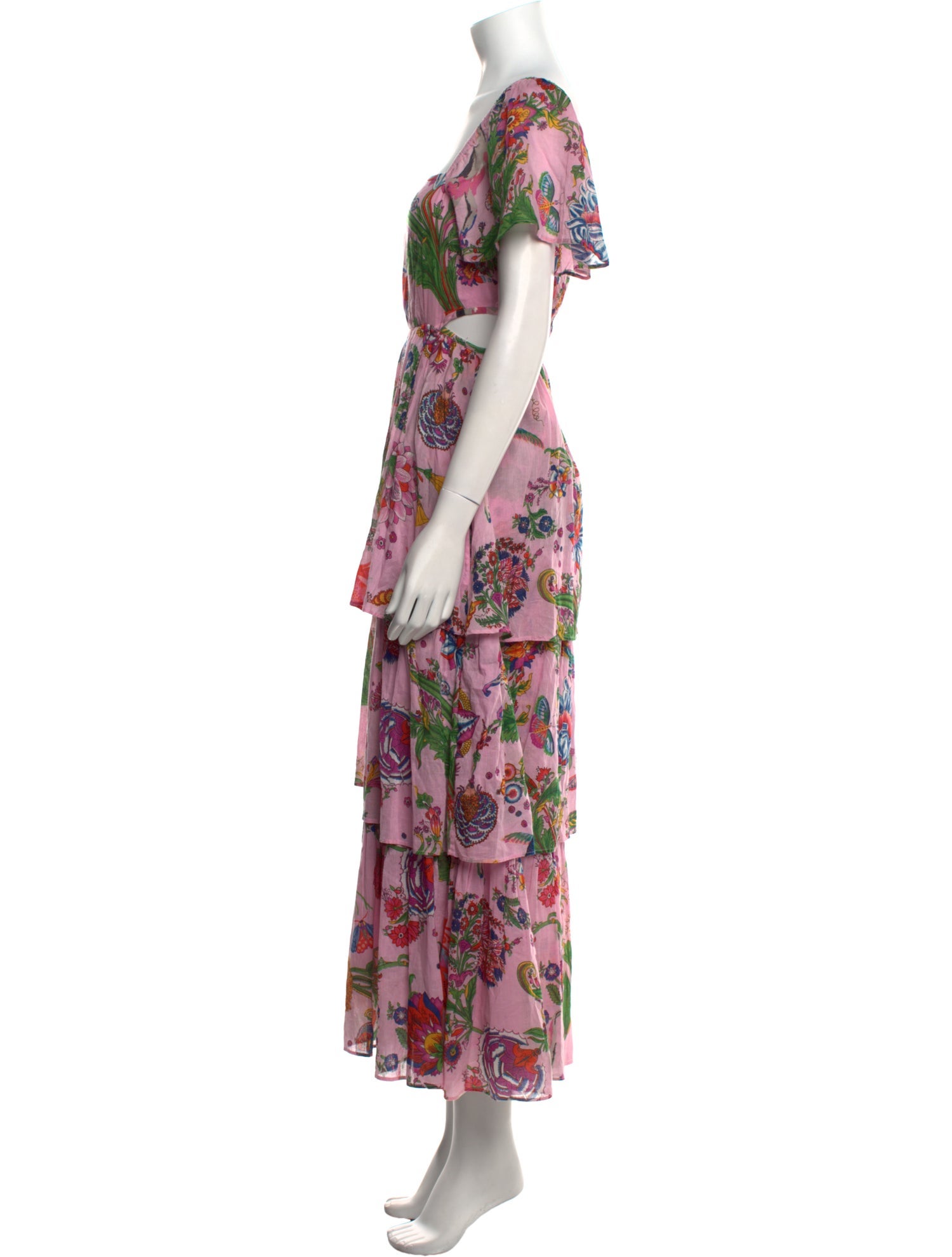 Banjanan Floral Print Long Dress w/ Tags