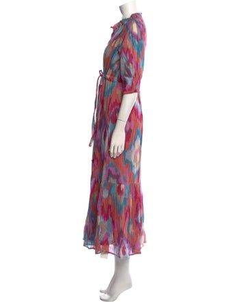 Banjanan Printed Long Dress