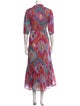 Banjanan Printed Long Dress