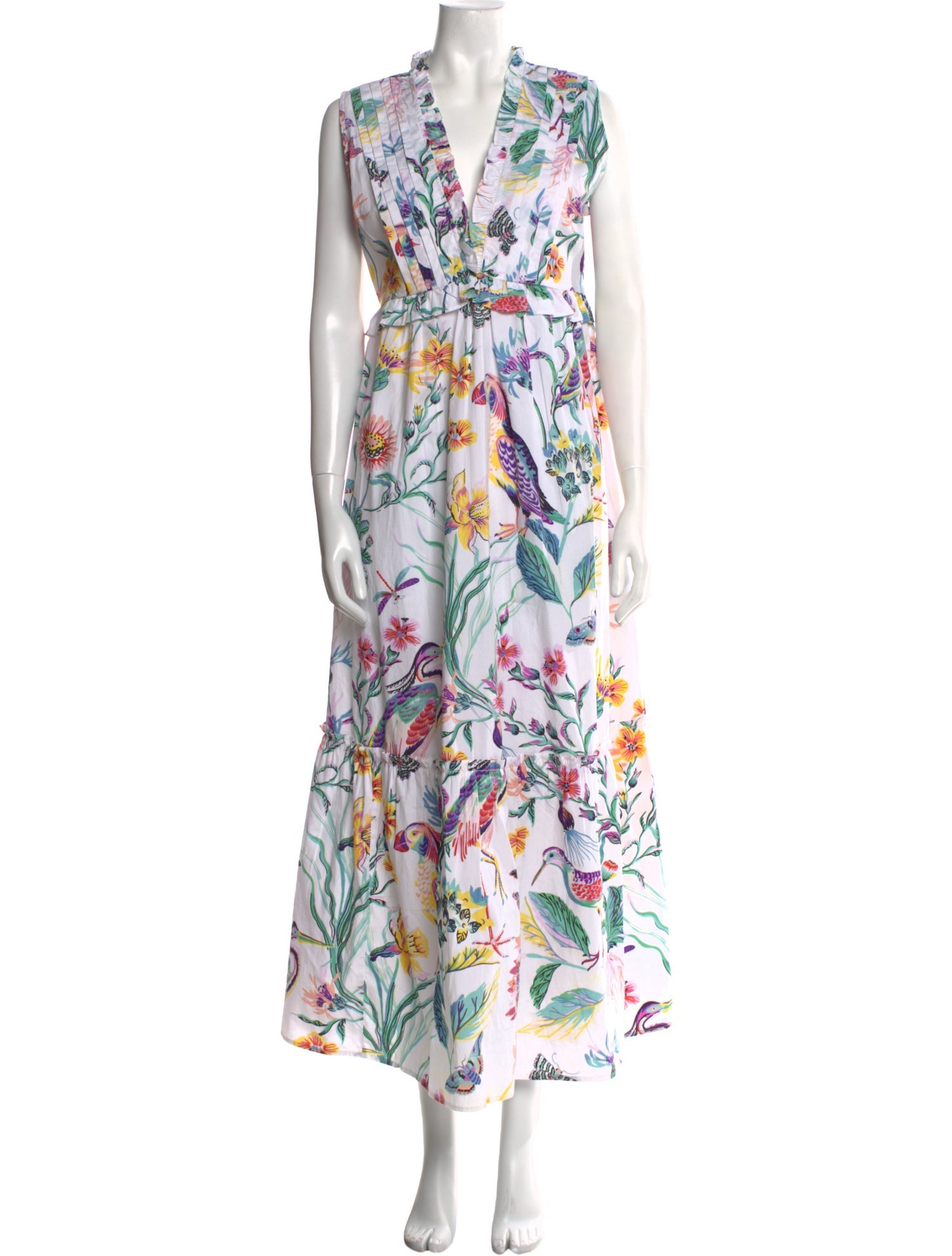 Banjanan Floral Print Long Dress w/ Tags