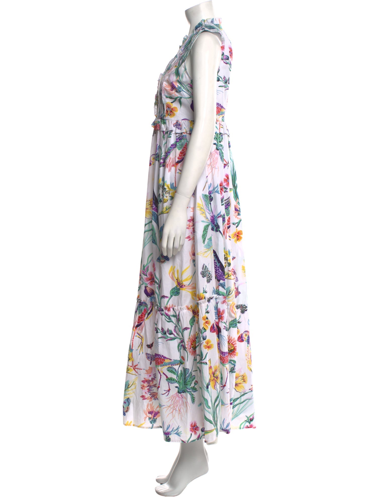 Banjanan Floral Print Long Dress w/ Tags