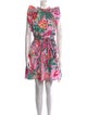 Banjanan Floral Print Mini Dress
