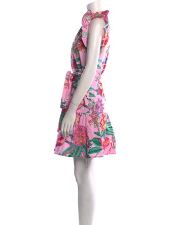 Banjanan Floral Print Mini Dress