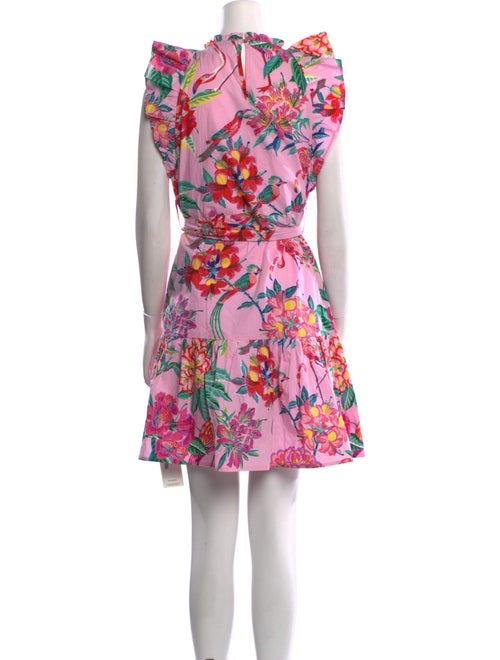 Banjanan Floral Print Mini Dress