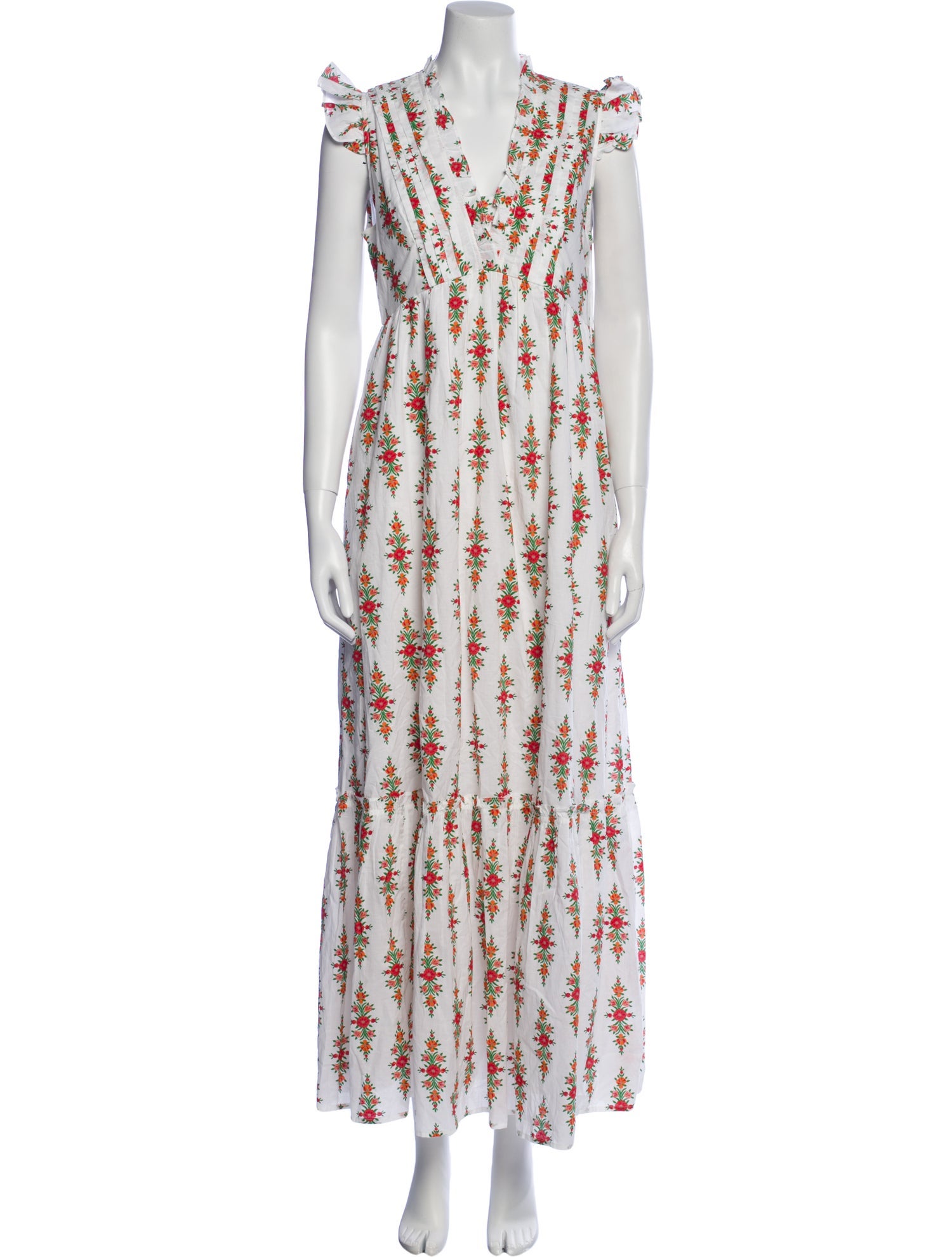 Banjanan Floral Print Long Dress