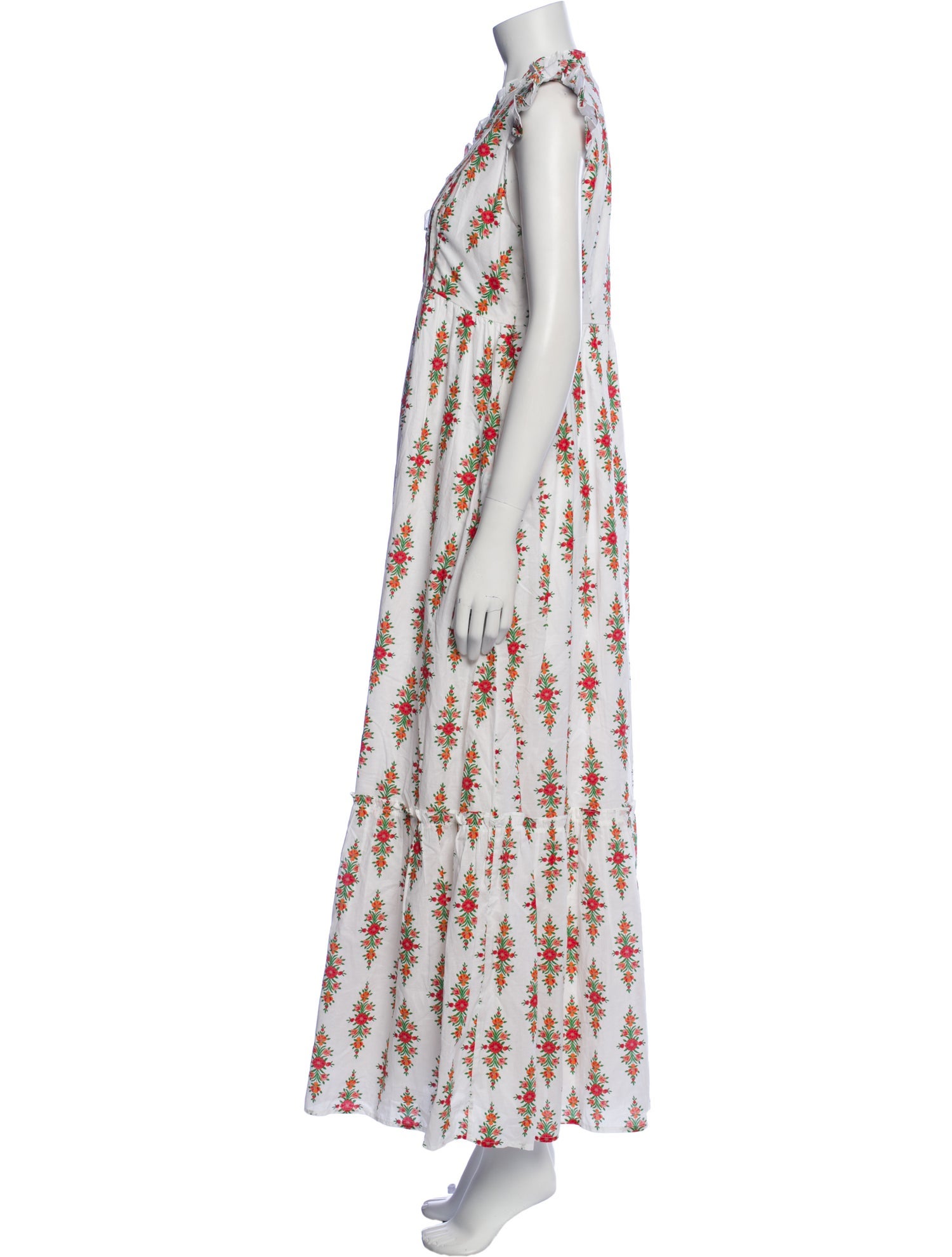 Banjanan Floral Print Long Dress