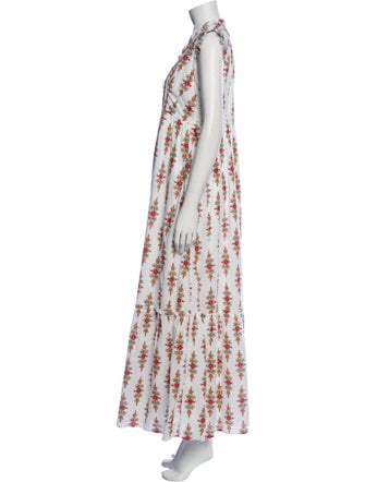 Banjanan Floral Print Long Dress