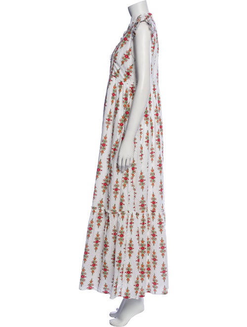Banjanan Floral Print Long Dress