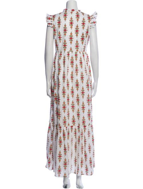 Banjanan Floral Print Long Dress