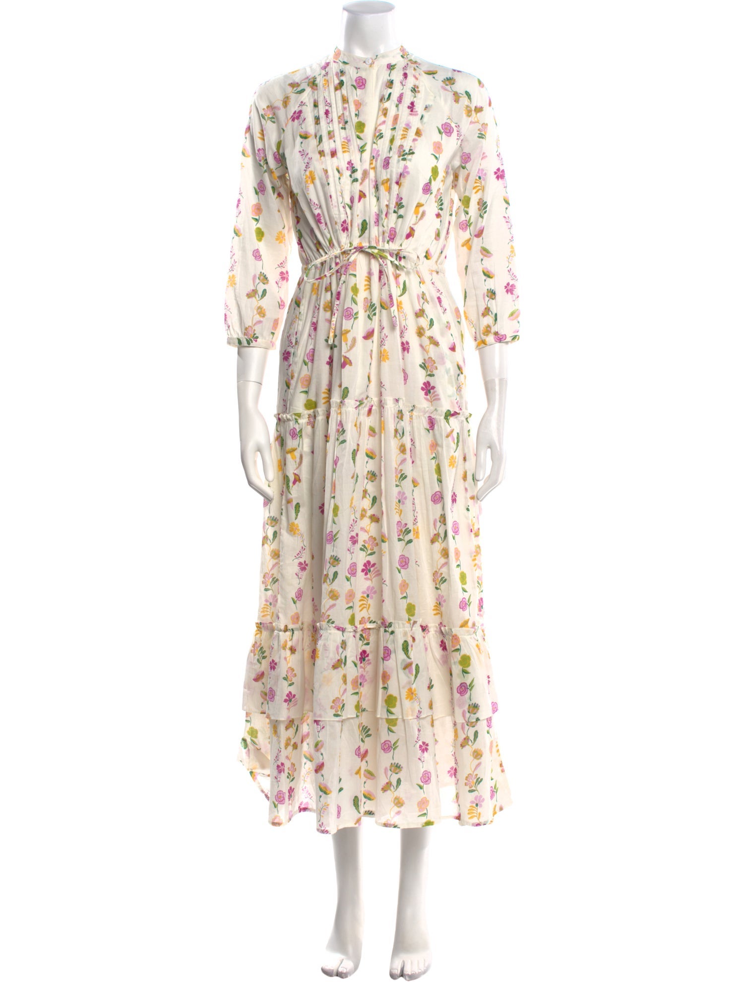 Banjanan Floral Print Long Dress