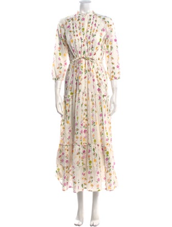 Banjanan Floral Print Long Dress