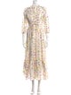 Banjanan Floral Print Long Dress