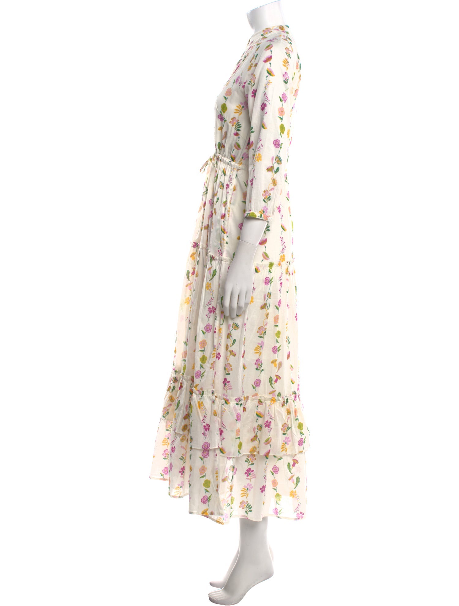 Banjanan Floral Print Long Dress