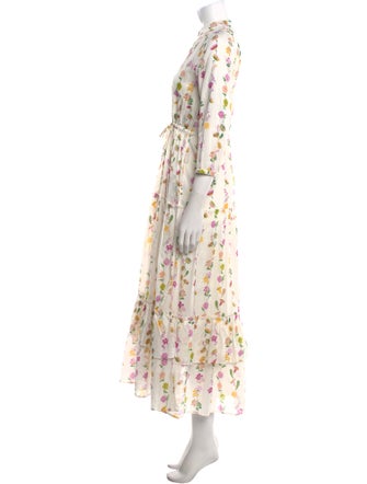 Banjanan Floral Print Long Dress