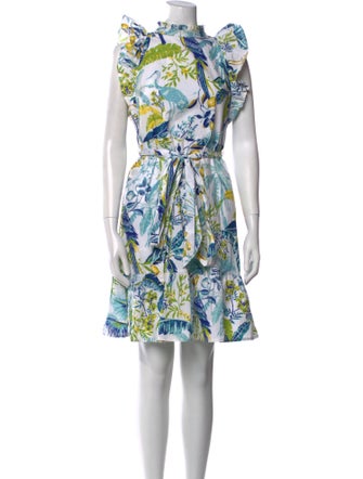 Banjanan Printed Knee-Length Dress