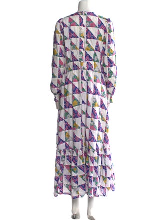 Banjanan Printed Long Dress