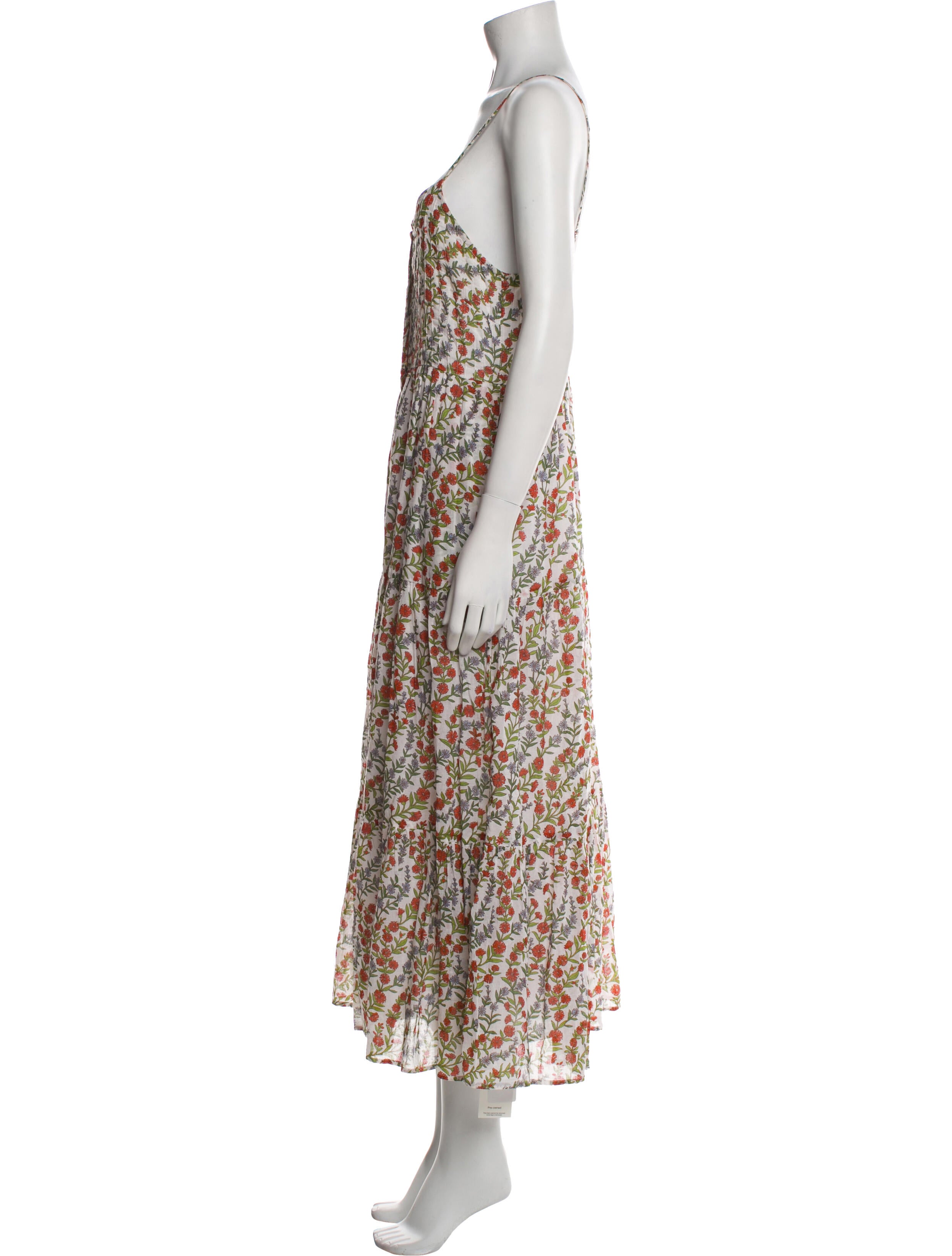 Banjanan Floral Print Long Dress