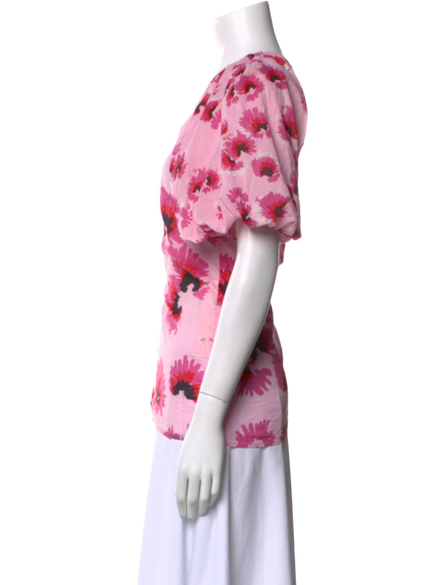 Banjanan Floral Print Scoop Neck T-Shirt