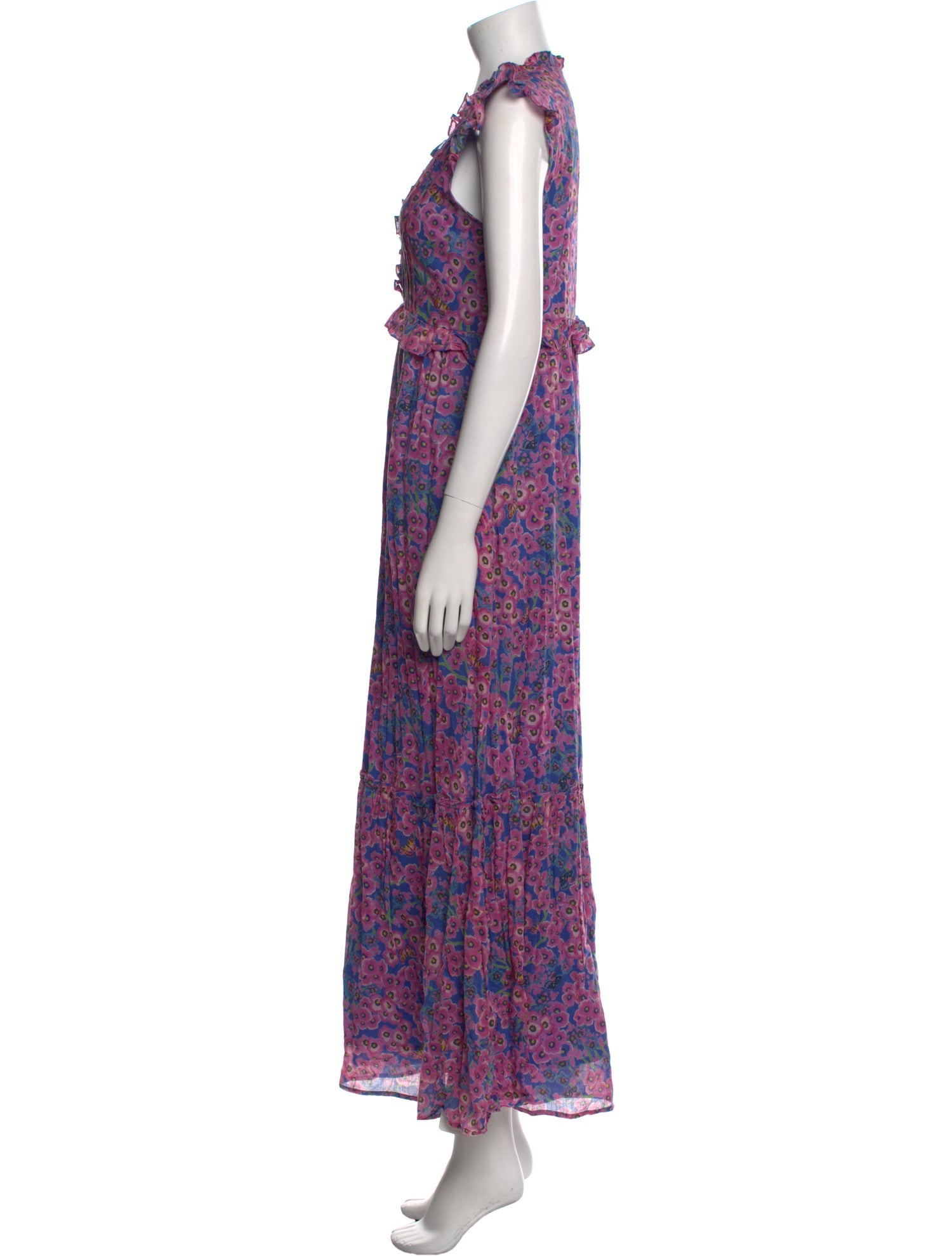 Banjanan Floral Print Long Dress