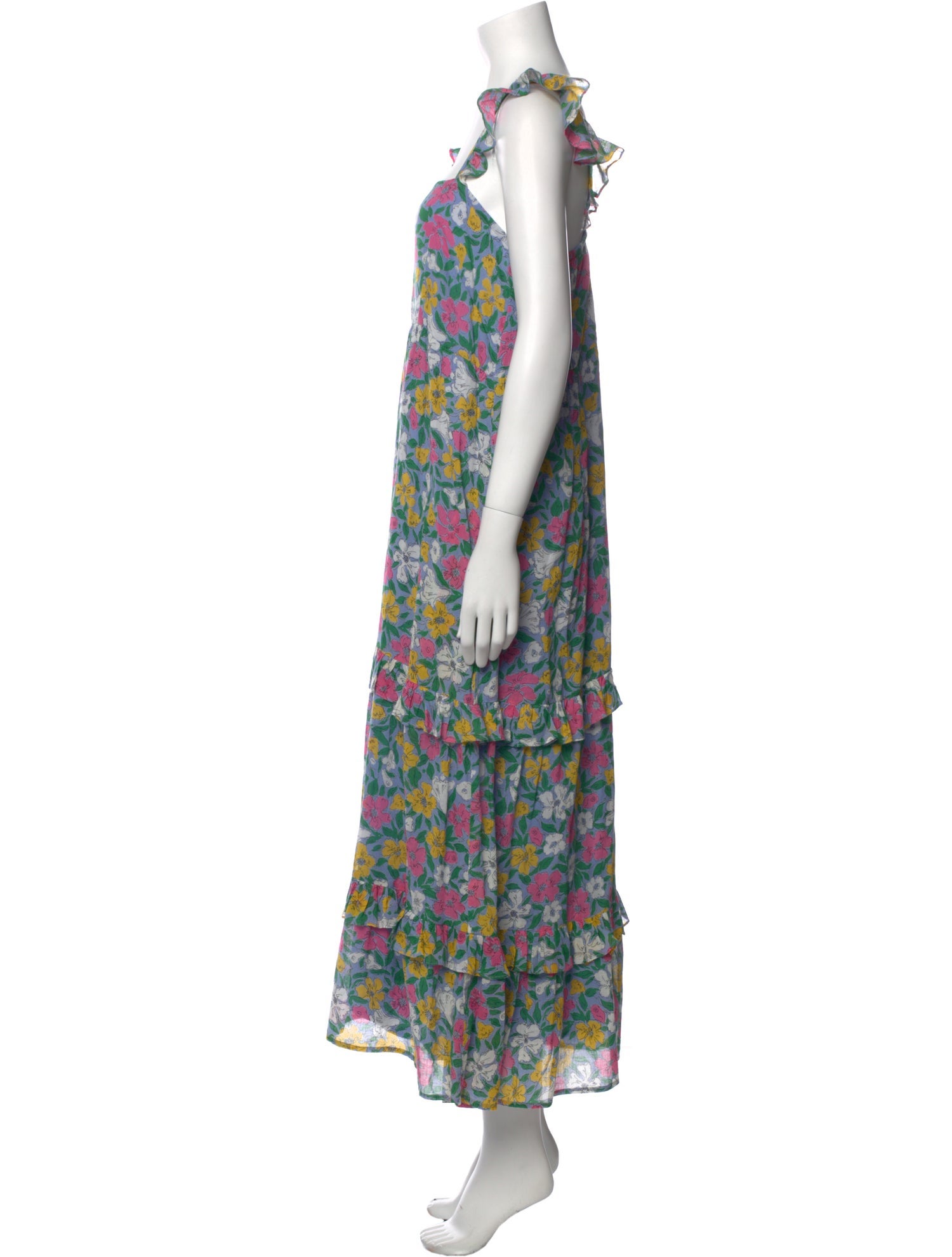 Banjanan Floral Print Long Dress