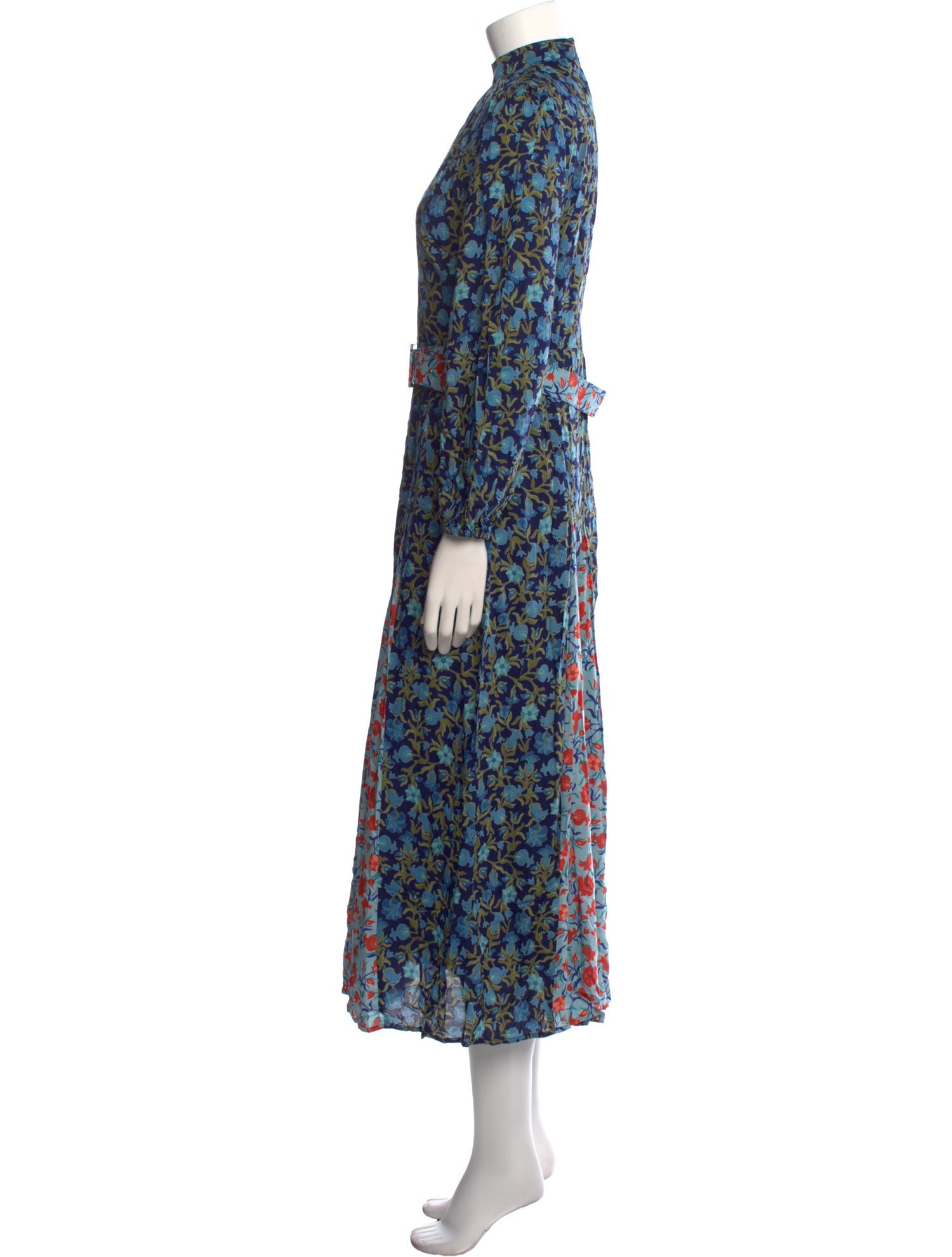 Banjanan Floral Print Long Dress