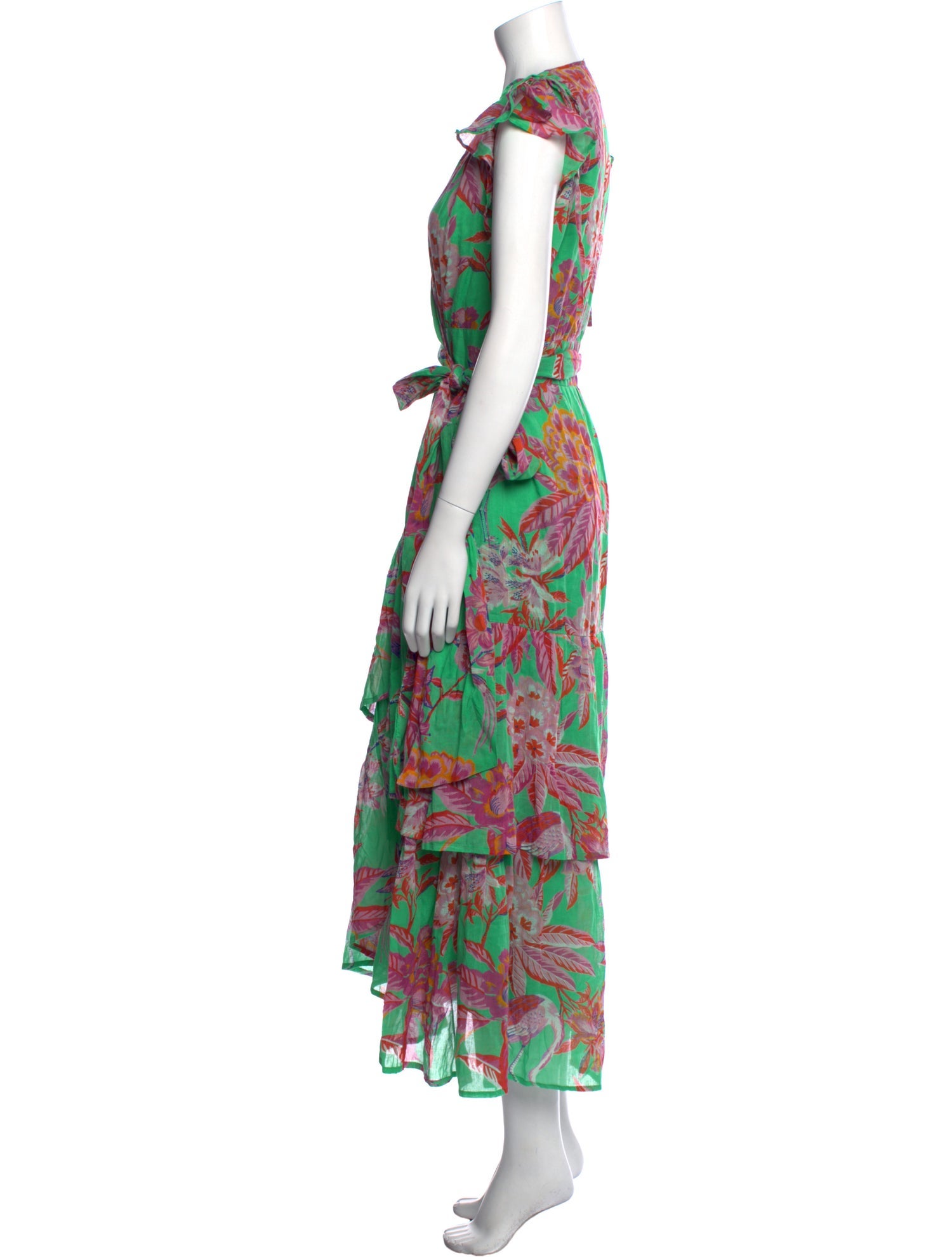 Banjanan Floral Print Long Dress