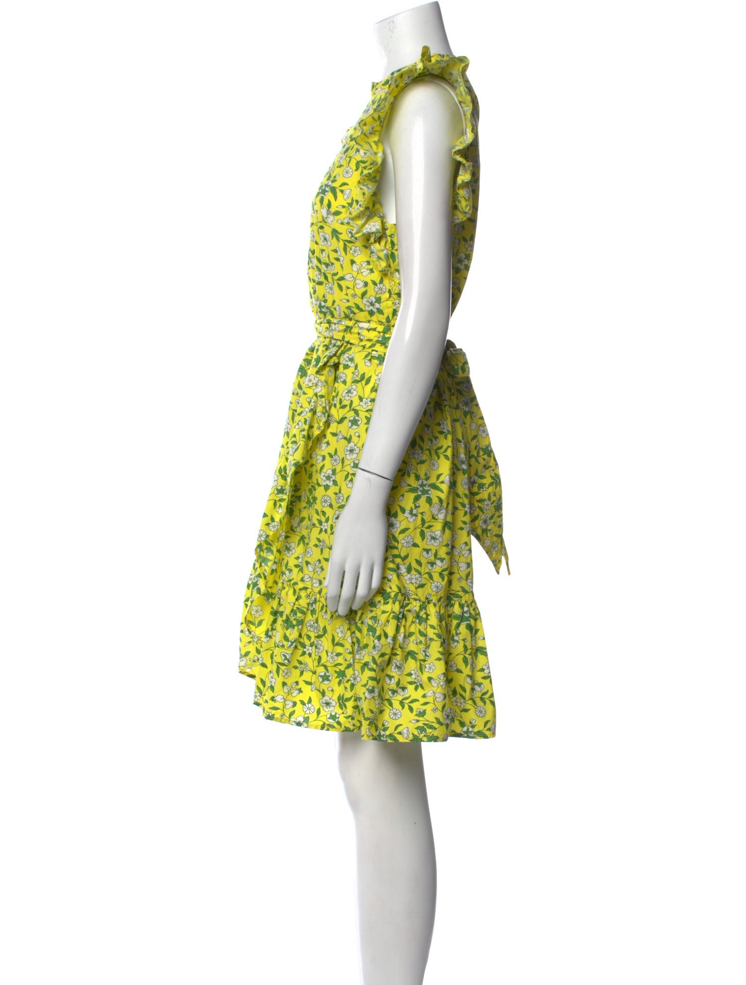 Banjanan Floral Print Knee-Length Dress