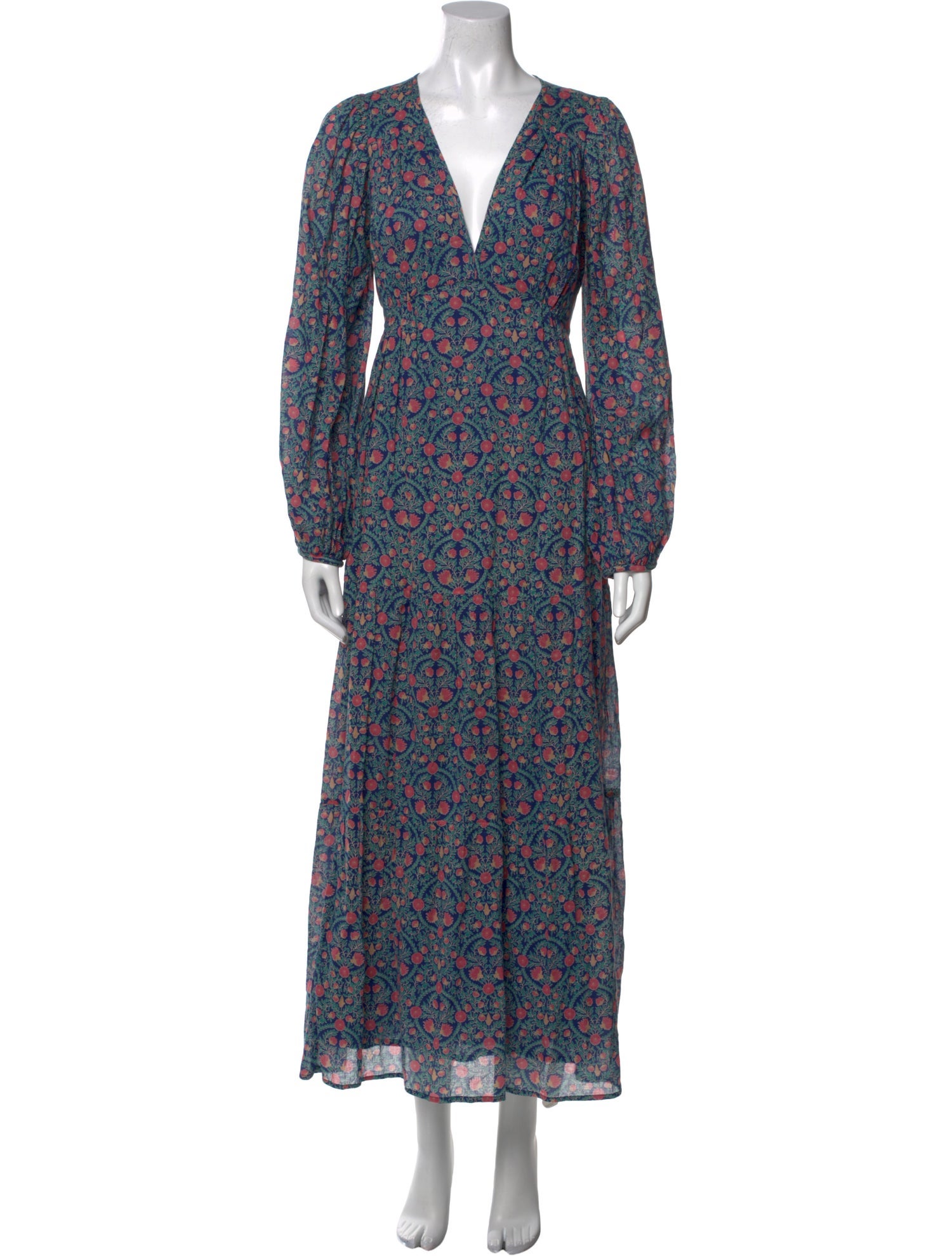 Banjanan Floral Print Long Dress