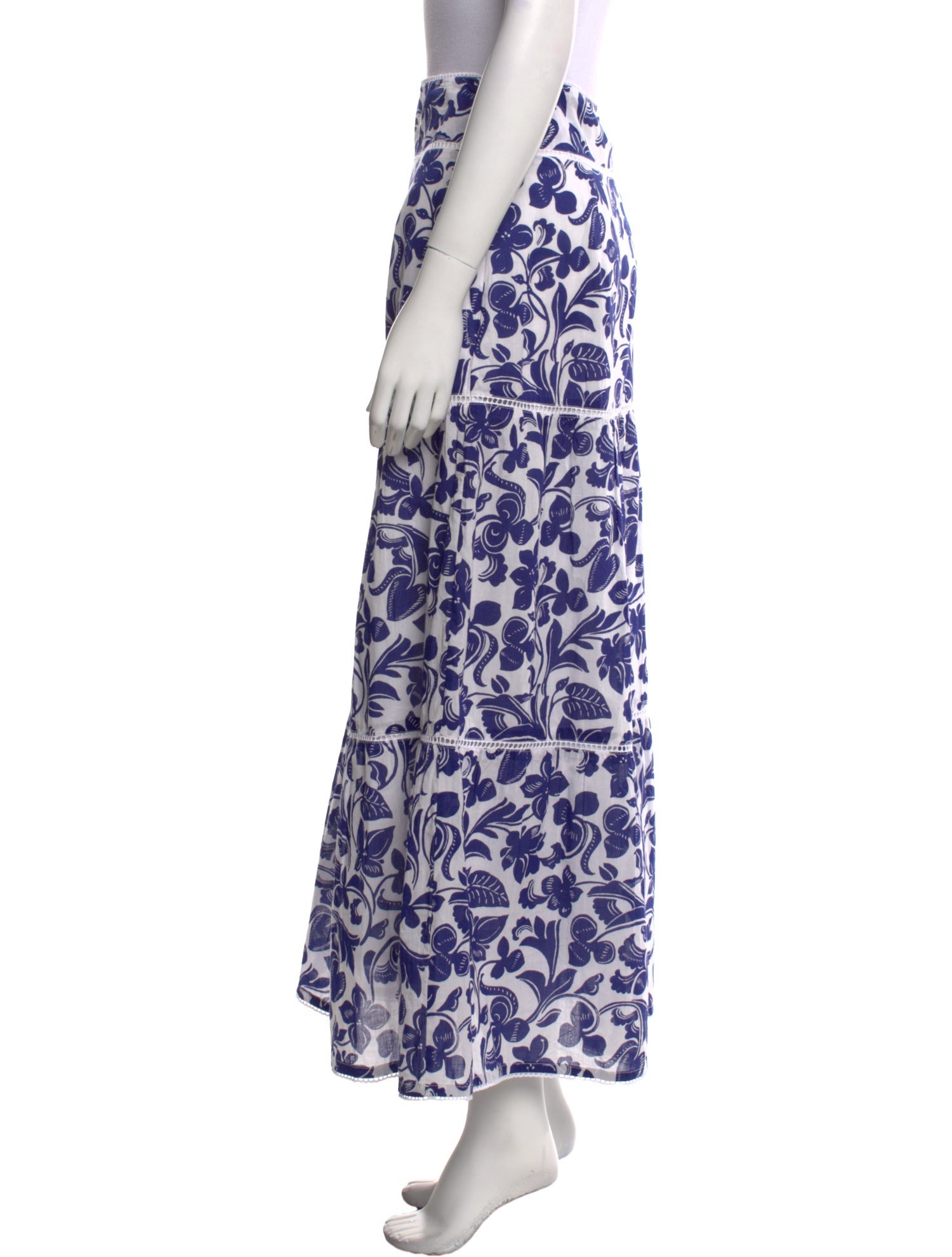 Banjanan Printed Midi Length Skirt