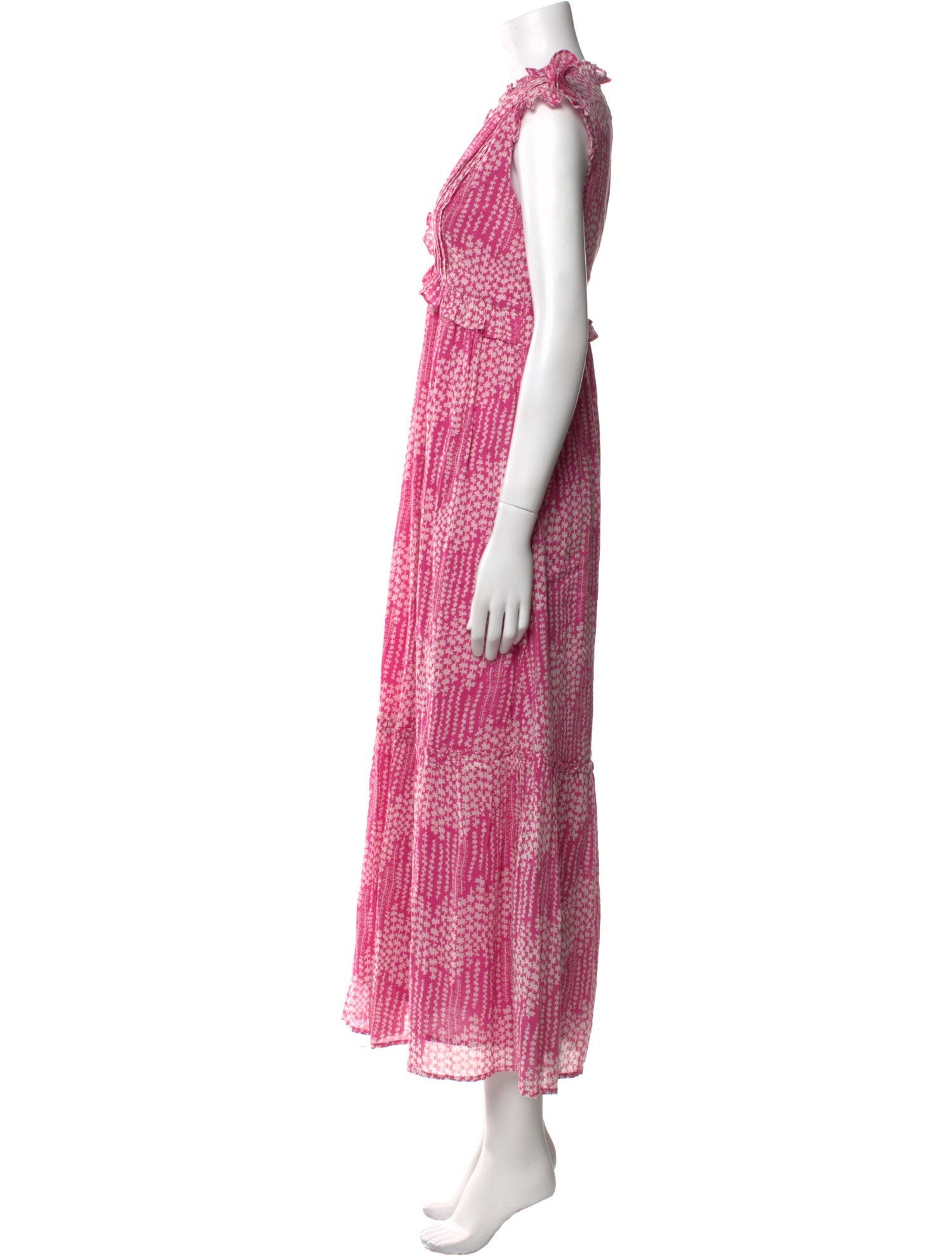 Banjanan Floral Print Long Dress