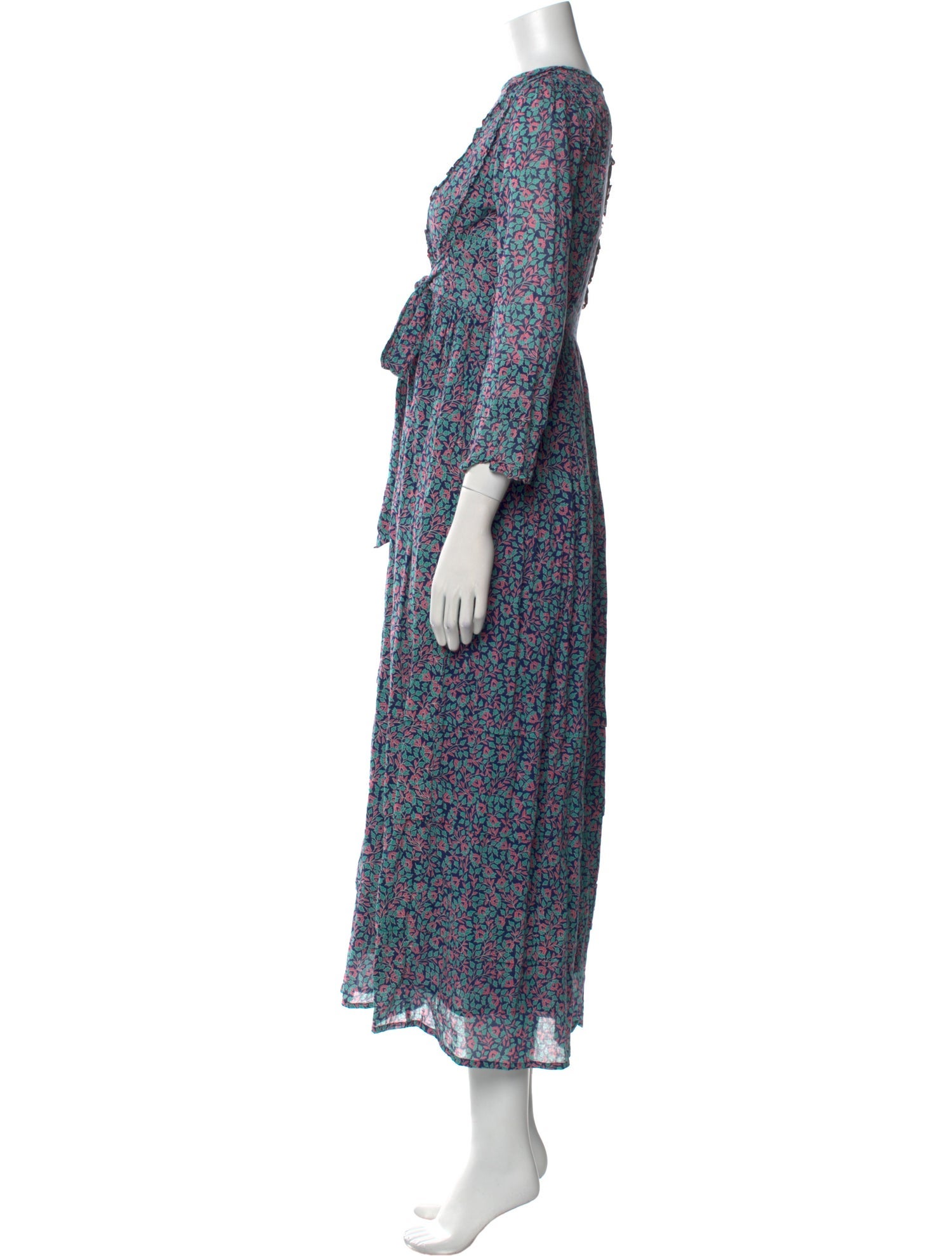Banjanan Floral Print Long Dress