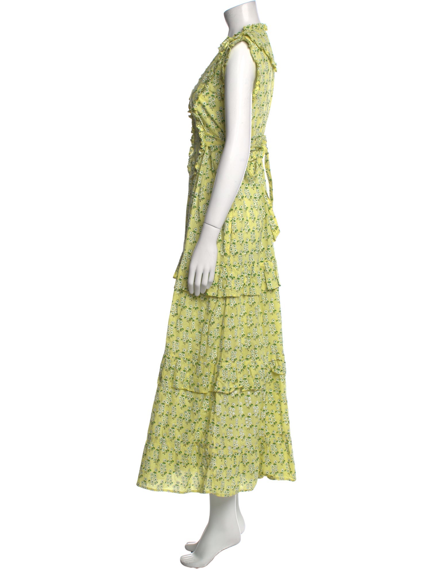 Banjanan Floral Print Long Dress