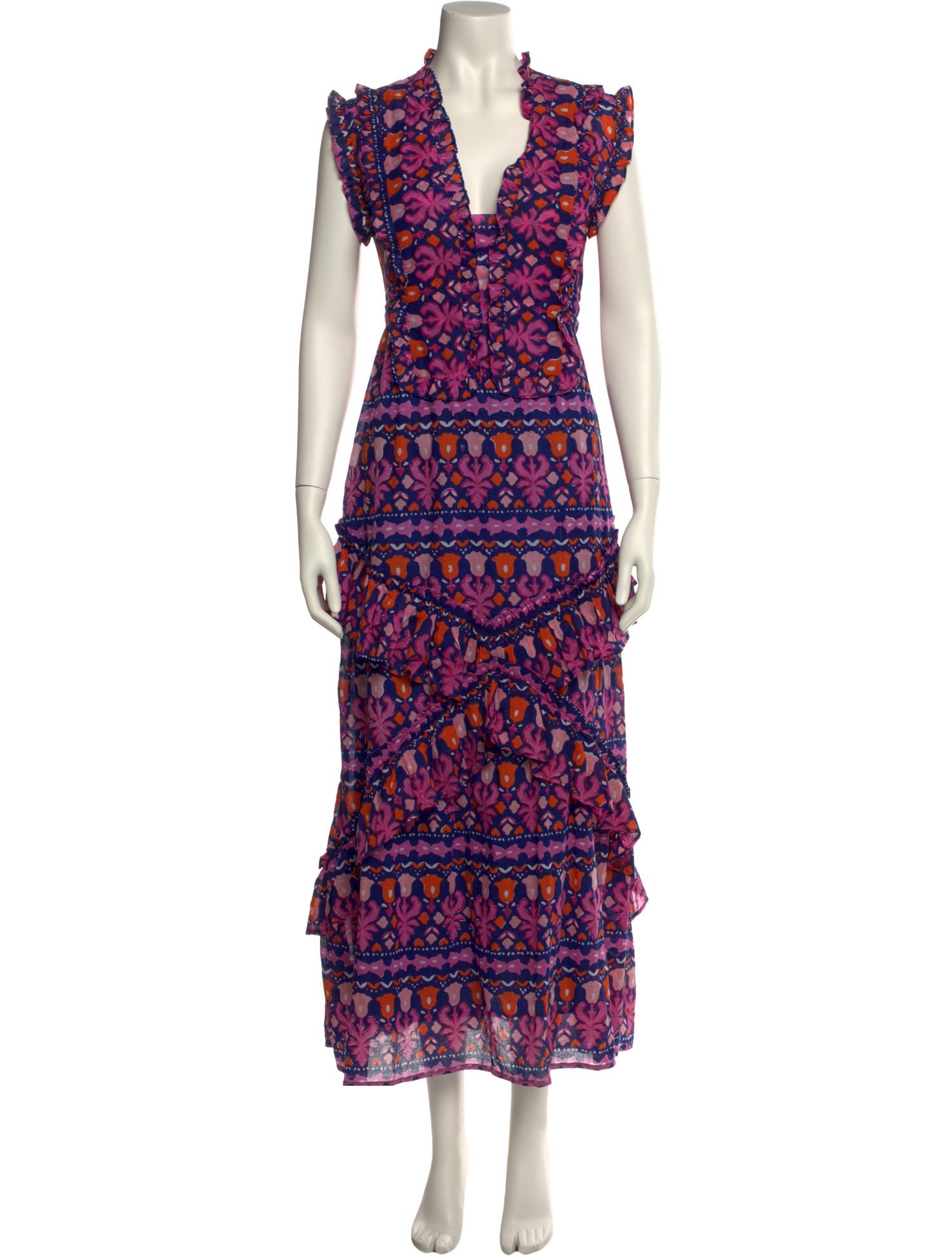 Banjanan Printed Long Dress