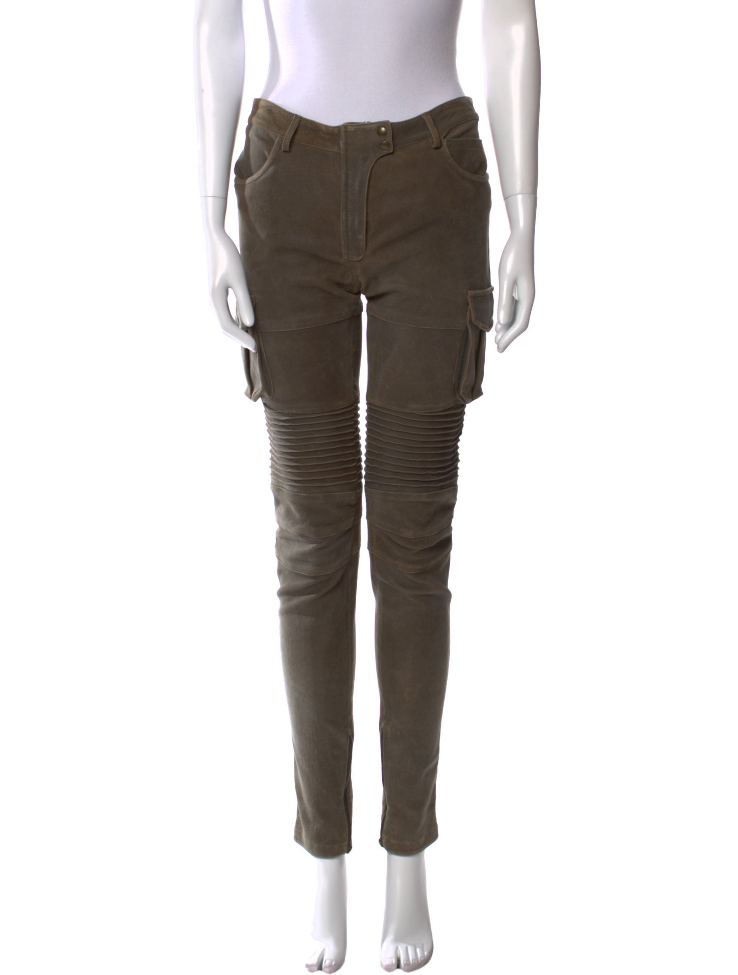 Benedetta Novi Leather Skinny Leg Pants