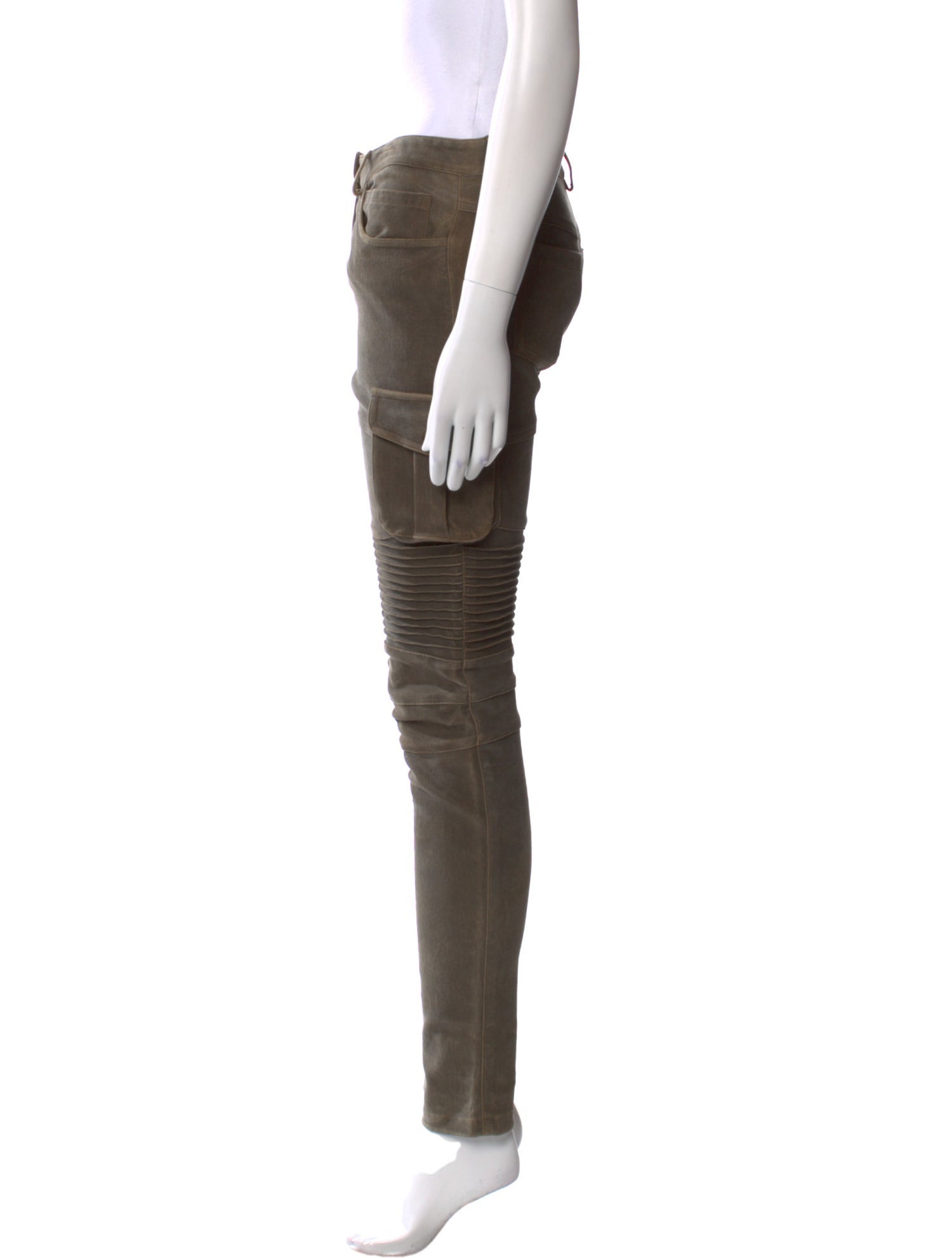 Benedetta Novi Leather Skinny Leg Pants
