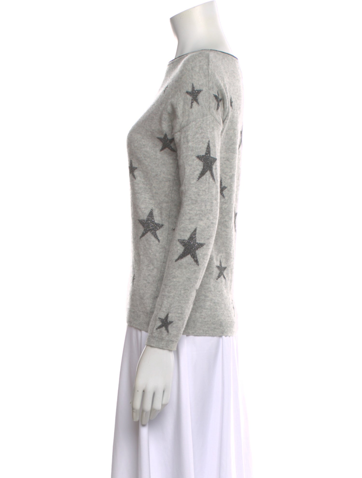 Benedetta Novi Printed Scoop Neck Sweater