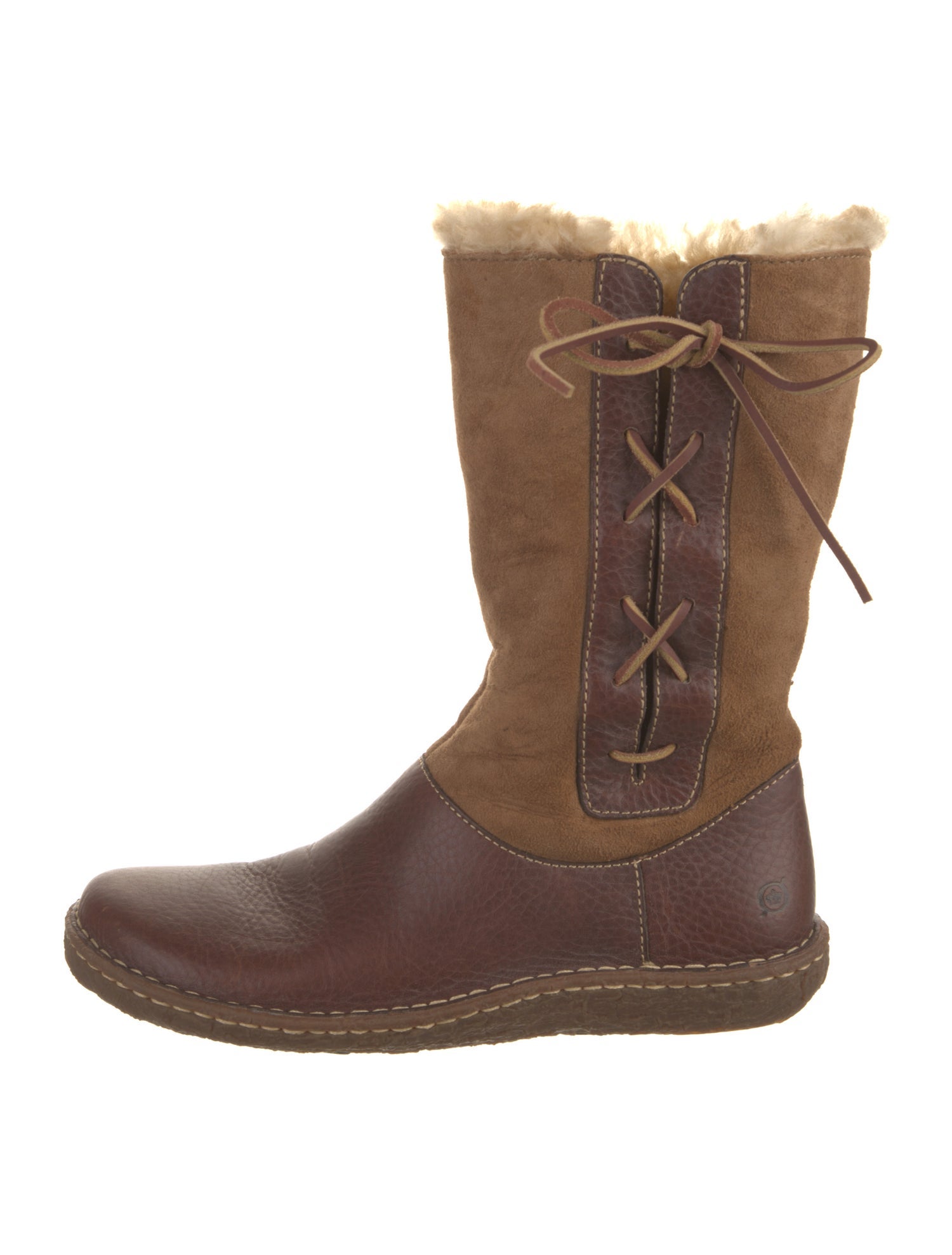 Born Suede Printed Boots