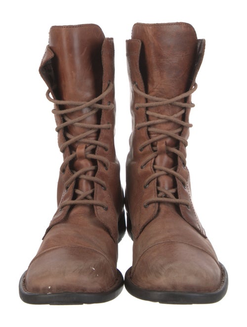 Born Leather Combat Boots