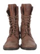 Born Leather Combat Boots