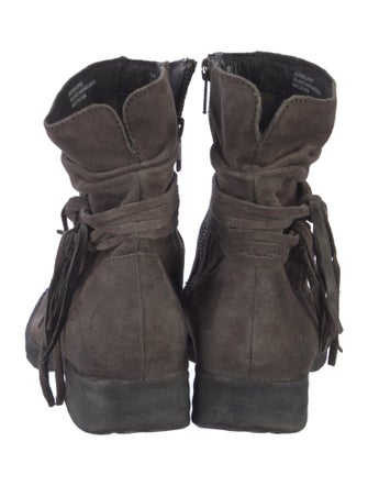 Born Suede Combat Boots