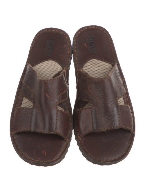 Born Leather Cutout Accent Slides